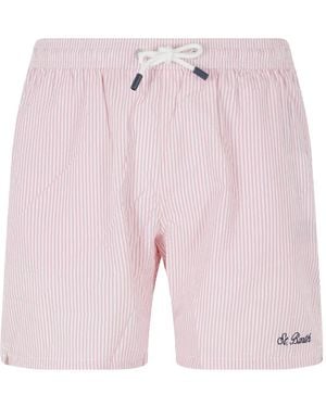 MC2 Saint Barth Patmos Striped Swim Shorts - Pink