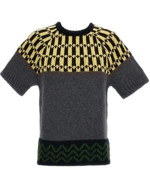 Marni Jersey De Punto De Intarsia - Negro