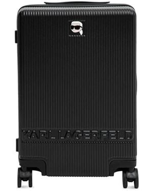 Karl Lagerfeld Ikon Trolley Case - Black