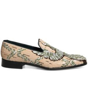 Dolce & Gabbana Sequin-Embellished Loafers - White