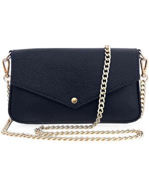 Apatchy London Pochette Munro En Cuir - Blue