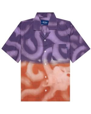 AWAKE NY Dip-Dyed Shirt - Purple