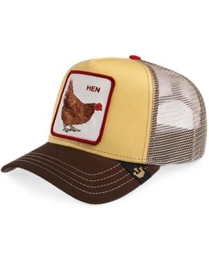 Goorin Bros Mesh-Panelled Patch Cap - Yellow
