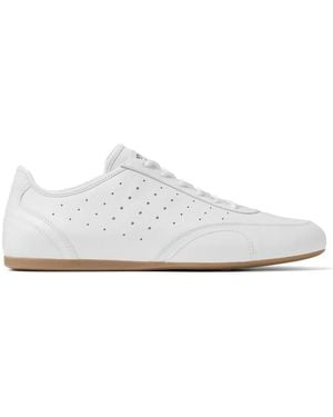 Jimmy Choo Sunny Perforated Trainers - White