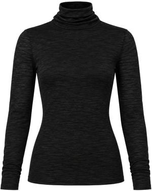 Liviana Conti Ginevra Roll-Neck Long-Sleeve Top - Black