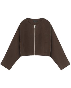 Meotine Karla Cropped Jacket - Brown