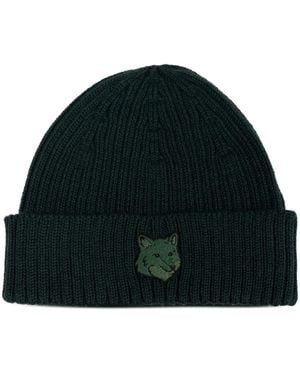 Maison Kitsuné Bold Fox Head ビーニー - ブラック