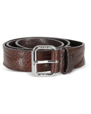 Weekend by Maxmara Ceinture À Boucle Embossée - Marron