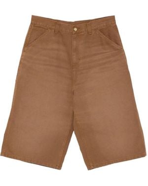 Carhartt Single Knee Long Shorts - Brown