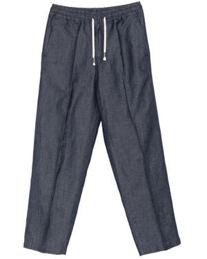 Costumein Drawstring-Waist Jeans - Blue