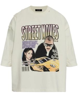 Willy Chavarria Street Moves Buffalo Graphic-Print T-Shirt - White