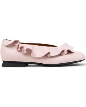 Camper Casi Myra Ruffled Ballerinas - Pink