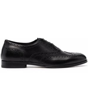 SCAROSSO Judy Lace-Up Brogues - Black