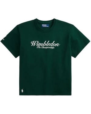 Polo Ralph Lauren Wimbledon-Print T-Shirt - Green