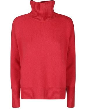 Lisa Yang Heidi Kaschmirpullover mit Rollkragen - Rot