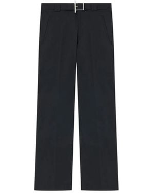 McQueen Buckle-Fastening Trousers - Blue