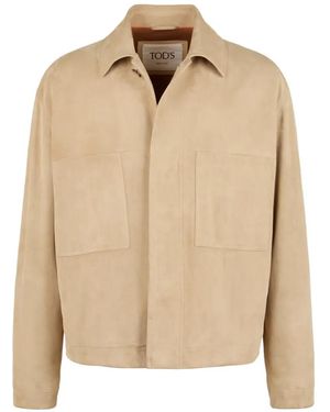Tod's Pashmy Coach Jacket - Natural