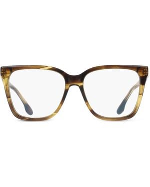 Victoria Beckham スクエア眼鏡フレーム - ブラウン