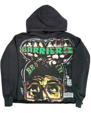 Barriers X King Phade X Spike Lee Graphic-Print Hoodie - Grey