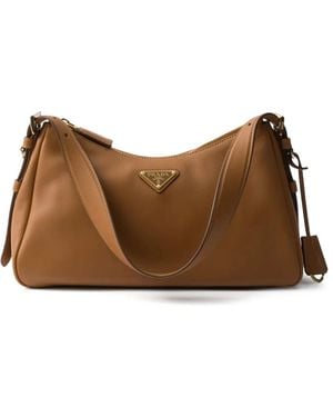 Prada Aimée ショルダーバッグ M - ブラウン