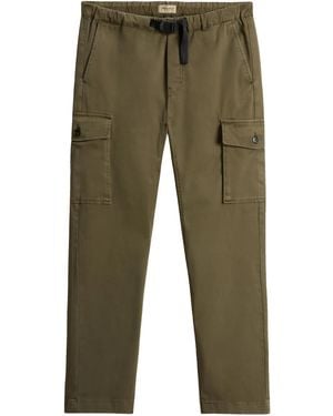 Woolrich ベルテッド カーゴパンツ - グリーン