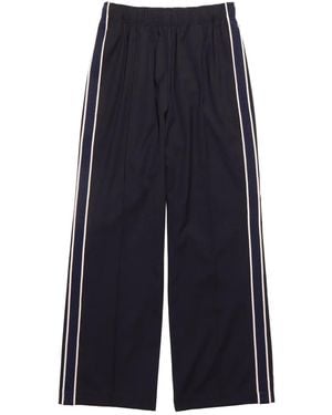 Bimba Y Lola Pantalones joggers con rayas laterales - Azul