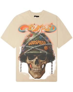 Godspeed Badges Of Honour Graphic-Print T-Shirt - White