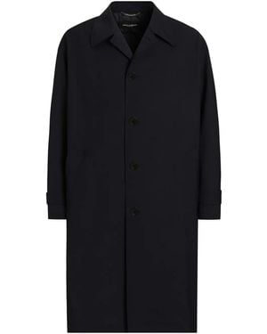 Dolce & Gabbana Einreihiger Mantel - Schwarz