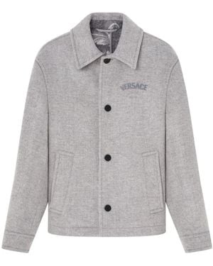Versace Chaqueta tipo blusón - Gris
