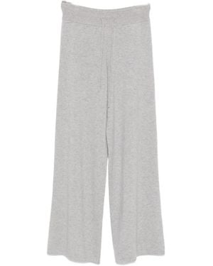 Lisa Yang Drawstring-Waist Track Pants - Grey