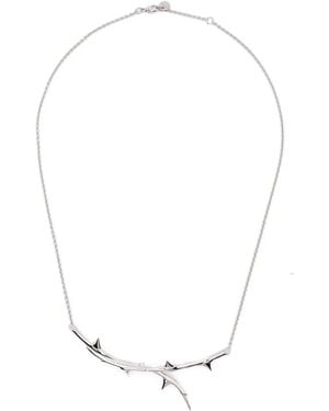 Shaun Leane Rose Thorn Horizontal Necklace - White
