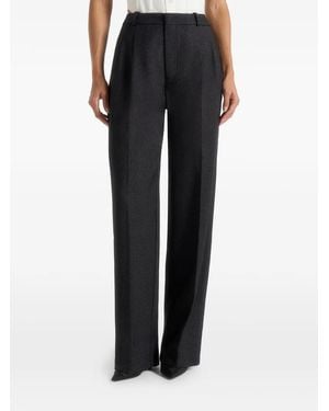 Manière De Voir Julie Tailored Pleated Trousers - Black
