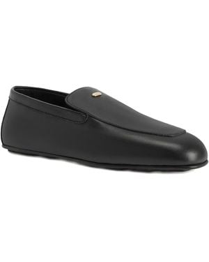 Giuseppe Zanotti Leather Loafers - Black