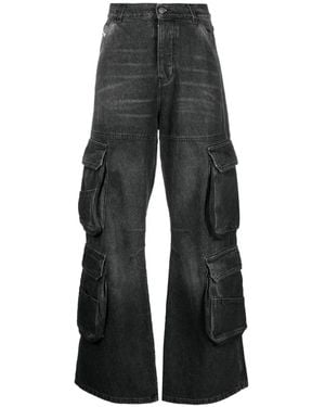 DIESEL D-side Cargo Jeans - Gray