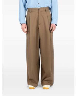 Societe Anonyme Pantaloni A Gamba Ampia - Neutro