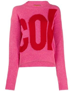 Colville Logo Printed Sweater - Pink
