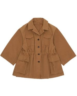 Fortela Sahariana Patch-Pocket Jacket - Brown