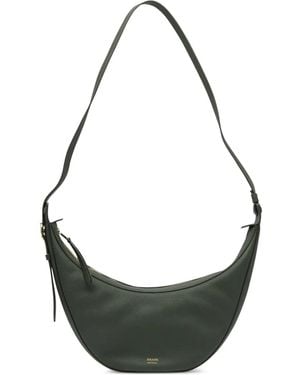 KHAITE Augustina レザーショルダーバッグ S - グレー