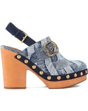 Kurt Geiger Mayfair Jeans-Mules 105mm - Blau