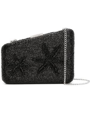 STAUD Pochette Carla À Perles - Noir