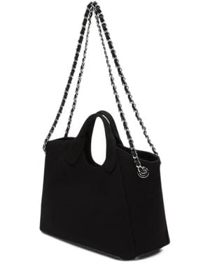 KARL LAGERFELD Small Rue St-Guillaume Chain Tote Bag - Black