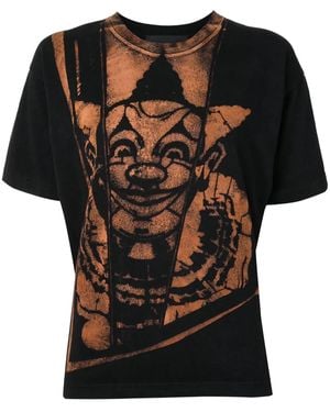 Aganovich Graphic-Print Cotton T-Shirt - Black