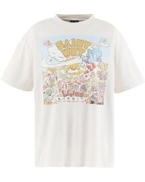 SAINT Mxxxxxx Saint Wet Short Sleeve T-Shirt - White