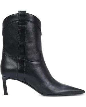 Sergio Rossi Stiefel Mit Spitzer Kappe - Schwarz