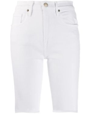 FRAME Le Vintage Bermuda Shorts - White