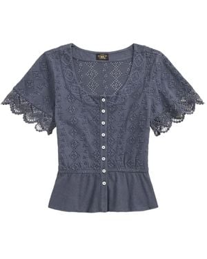 RRL Blusa Genevie Con Ricamo
