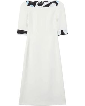 PUCCI Leocorno-Print A-Line Dress - White