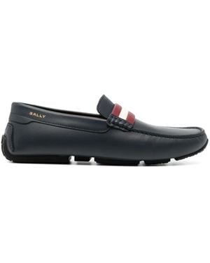 Bally Pilot Leather Loafers - Black