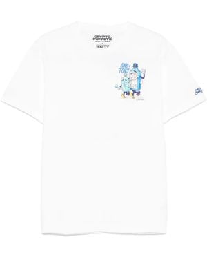 Mc2 Saint Barth Gino & Tony プリント Tシャツ - ホワイト
