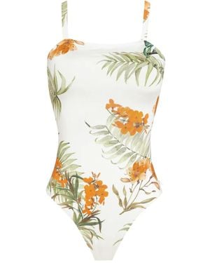 Brigitte Bardot Costume Da Bagno A Fiori - Metallizzato